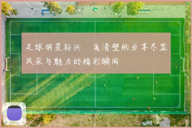 足球明星孙兴慜高清壁纸分享尽显风采与魅力的精彩瞬间